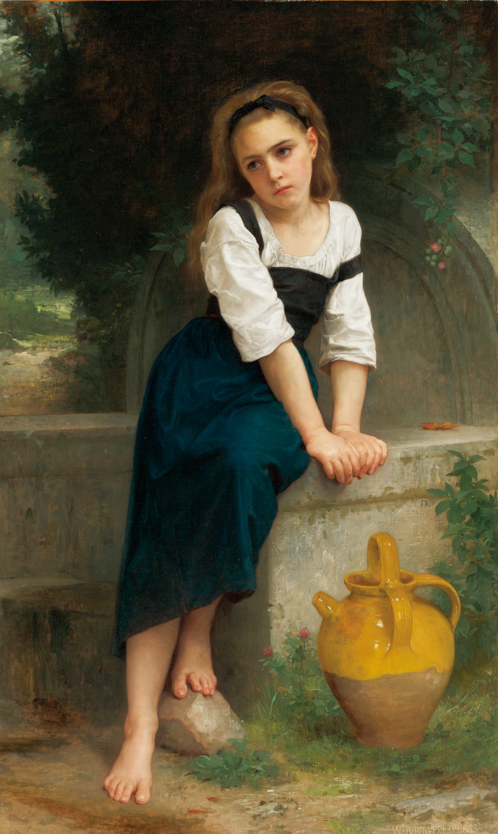  阿道夫·布格罗 Adolphe Bouguereau ——小憩 (3)